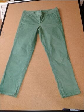 Ann Taylor Loft Women's Cropped Pants Womens Size 8 Straight Mid